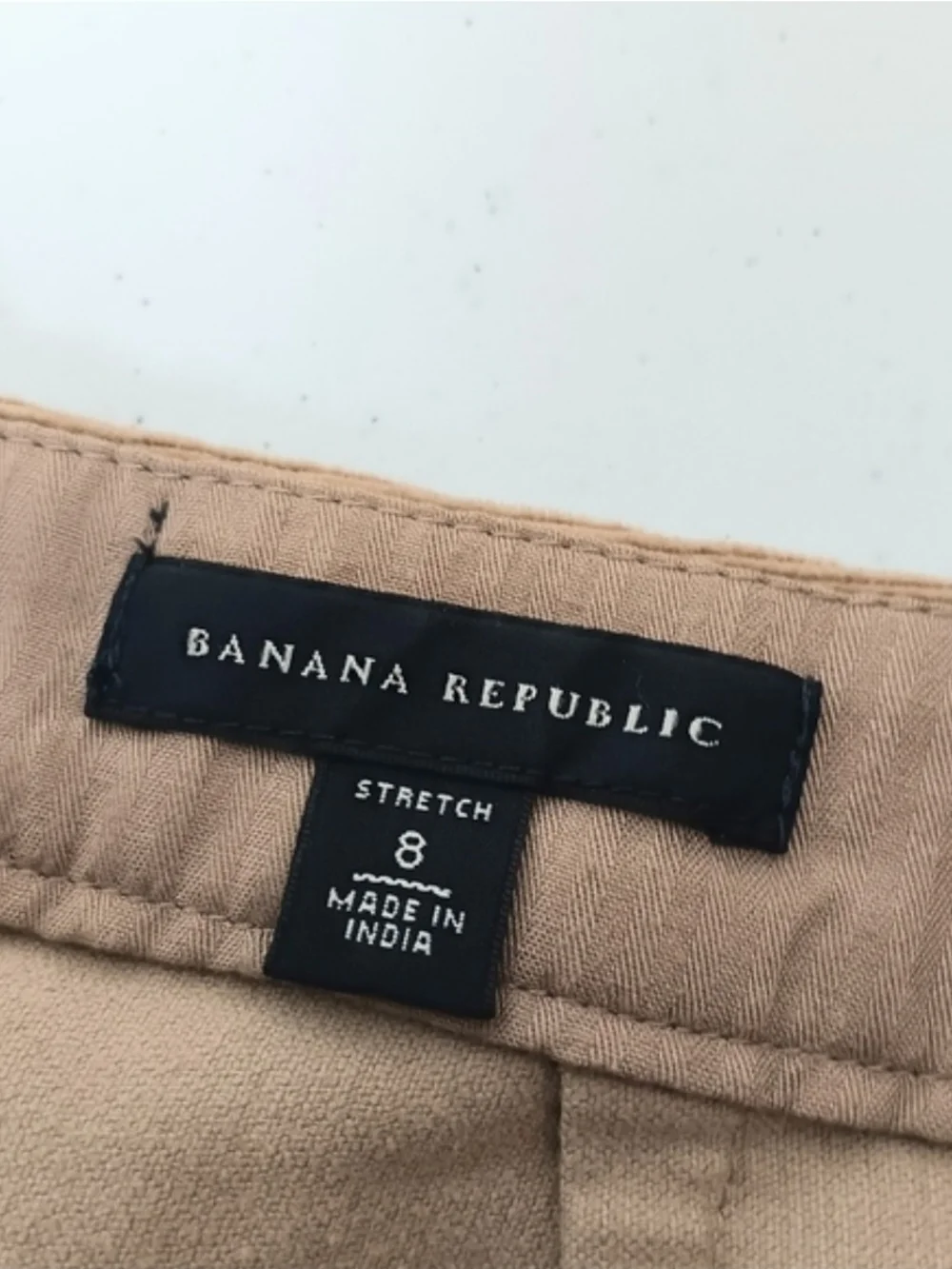 Banana Republic Women Tan Corduroy Mini Skirt Size 8